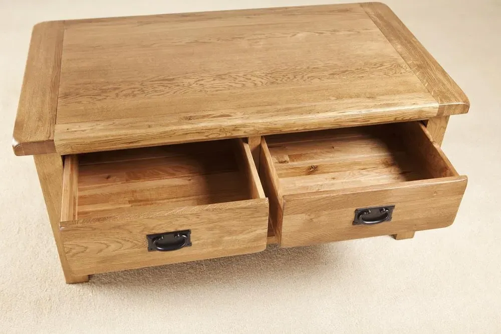 Originals Storage Coffee Table - Dark Lacquered, Oak