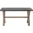 Pimlico 6-Seater Dining Table with X Legs - Grey, Acacia