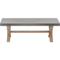 Pimlico Coffee Table with X Legs - Grey, Acacia