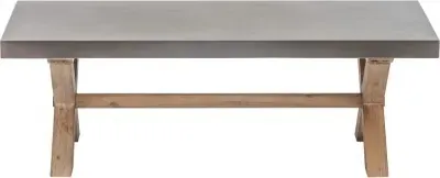 Pimlico Coffee Table with X Legs - Grey, Acacia