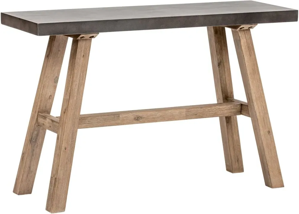 Pimlico Console Table with X Legs - Grey, Acacia