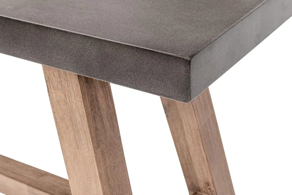 Pimlico Console Table with X Legs - Grey, Acacia