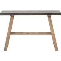 Pimlico Console Table with X Legs - Grey, Acacia