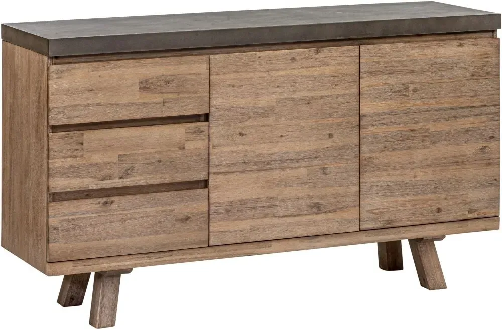 Pimlico Large Sideboard - Grey, Acacia