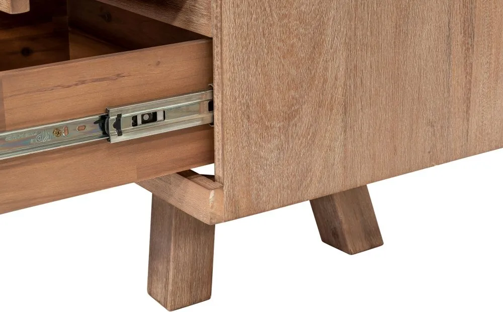 Pimlico Large Sideboard - Grey, Acacia