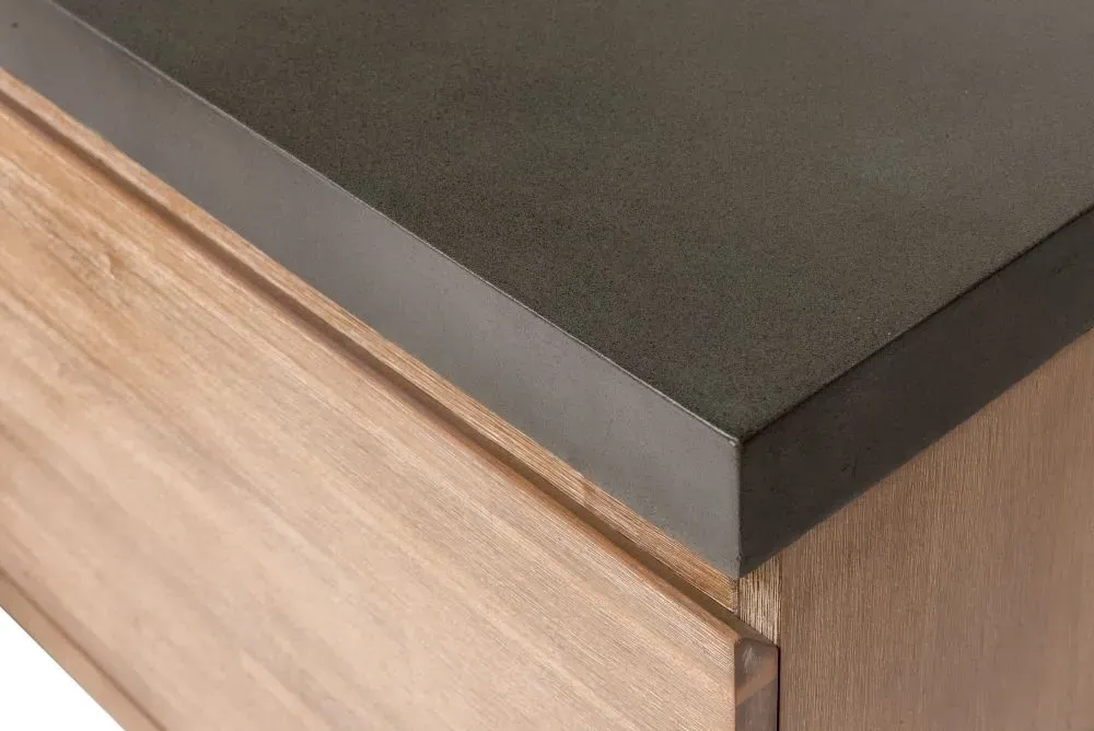 Pimlico Small TV Cabinet with X Legs - Grey, Acacia