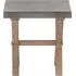Pimlico Square Side Table with X Legs - Grey, Acacia