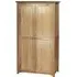 Shaker Oak 2 Door Wardrobe - Natural Lacquered