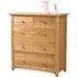 Shaker Oak 3+2 Drawer Chest - Oak