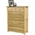 Shaker Oak 4+2 Drawer Chest - Oak