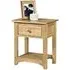 Shaker Oak Bedside Table - Natural Lacquered