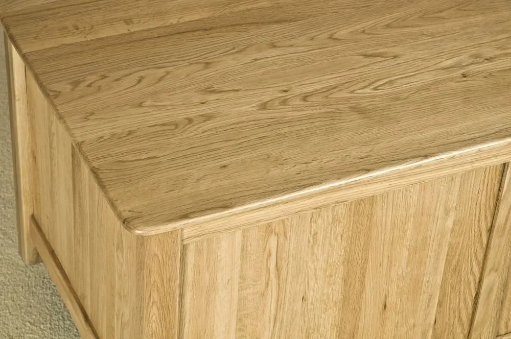 Shaker Oak Blanket Box - Natural Lacquered
