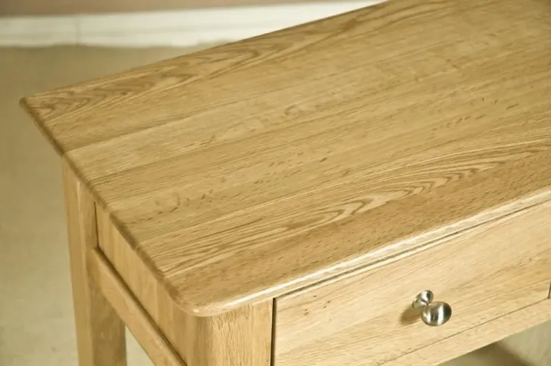 Shaker Oak Console Table - Natural Lacquered