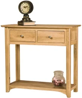 Shaker Oak Console Table - Natural Lacquered image