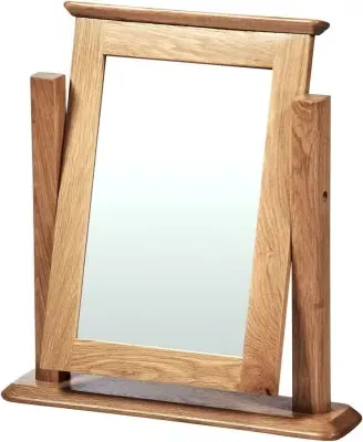 Shaker Oak Dressing Mirror - Natural Lacquered image