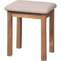 Shaker Oak Dressing Stool - Natural Lacquered