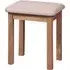 Shaker Oak Dressing Stool - Natural Lacquered