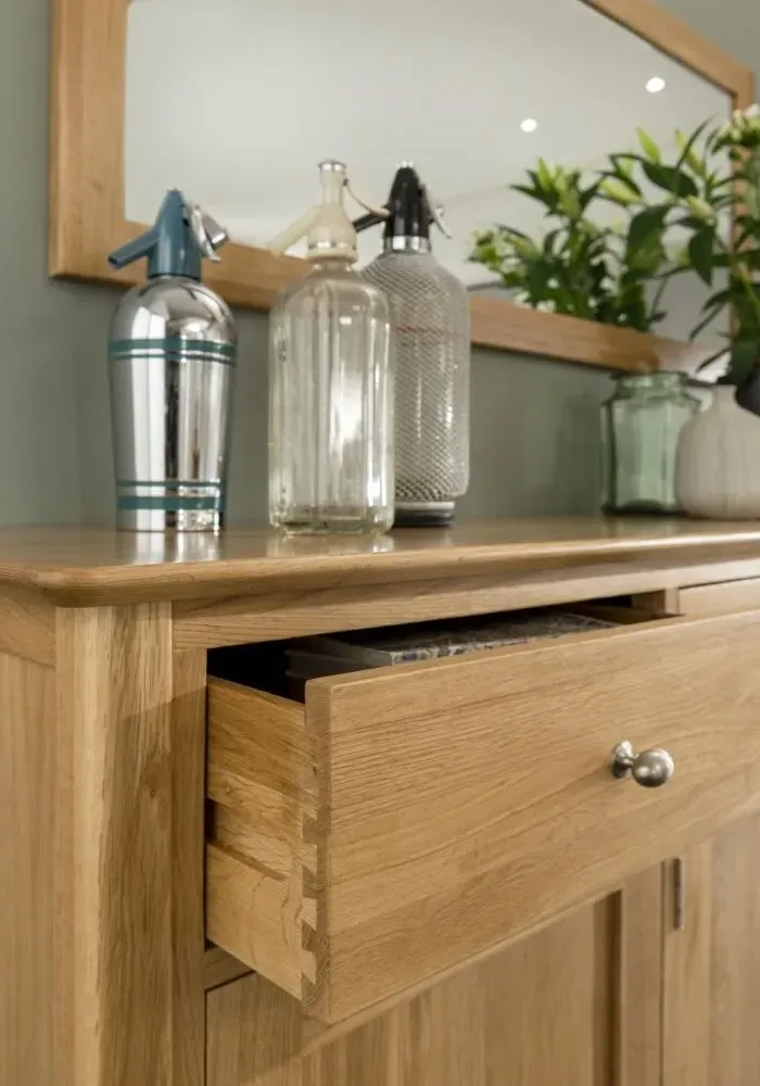 Shaker Oak Large Sideboard - Natural Lacquered