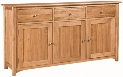 Shaker Oak Large Sideboard - Natural Lacquered image