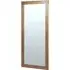 Shaker Oak Rectangular Wall Mirror - Natural Lacquered