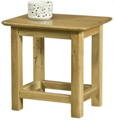 Shaker Oak Side Table - Natural Lacquered, Oak image