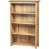 Shaker Oak Wide Bookcase - Natural Lacquered