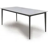 Amalfi 4-Seater Dining Table - White, Ceramic