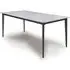 Amalfi 4-Seater Dining Table - White, Ceramic
