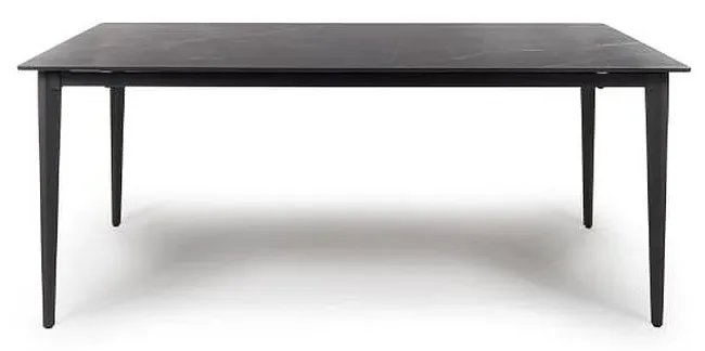 Amalfi 6-Seater Dining Table - Black, Ceramic