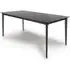 Amalfi 6-Seater Dining Table - Black, Ceramic