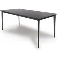Amalfi 6-Seater Dining Table - Black, Marble Effect