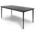 Amalfi 6-Seater Dining Table - Black, Marble Effect