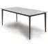 Amalfi 6-Seater Dining Table - White, Ceramic