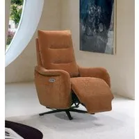 Apollo Swivel Power Recliner Chair - Orange