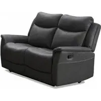 Arizona 2-Seater Recliner Sofa - Grey, Fabric