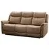 Arizona 3-Seater Electric Recliner Sofa - Caramel, Fabric