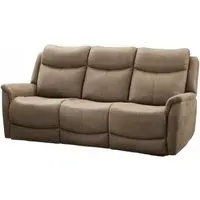 Arizona 3-Seater Recliner Sofa - Caramel, Fabric