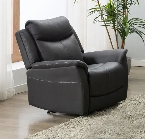 Arizona Armchair - Grey, Fabric