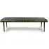 Austin Dining Bench - Green, Buffalo Leather