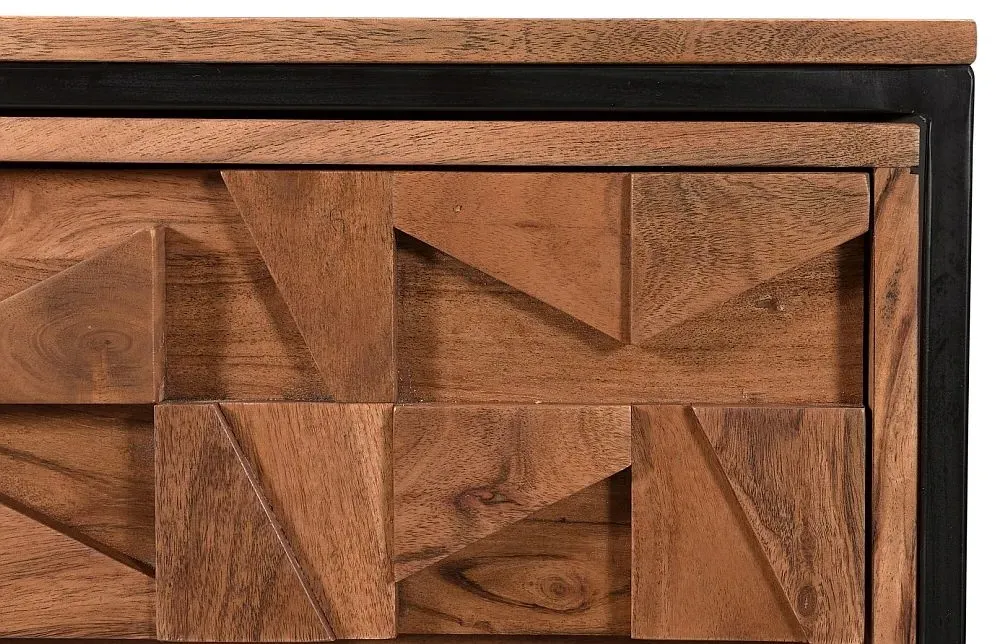 Axis 6 Drawer Chest - Acacia Wood