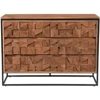 Axis 6 Drawer Chest - Acacia Wood