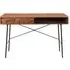 Axis Acacia Wood 1 Drawer Writing Desk - Geometric