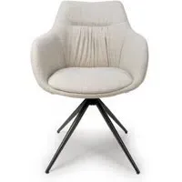 Boden Carver Dining Chair Set of 2 - Natural, Fabric