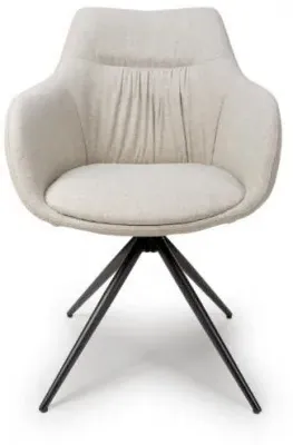 Boden Carver Dining Chair Set of 2 - Natural, Fabric