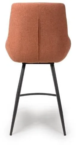 Boden Counter Chair Set of 2 - Brick Red, Fabric