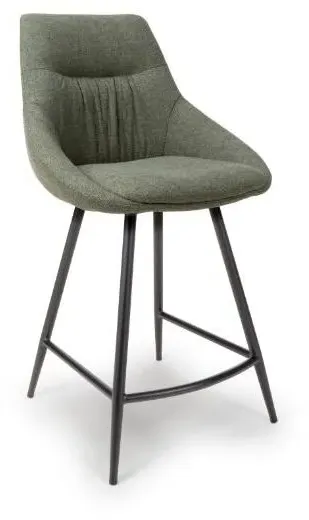 Boden Counter Chair Set of 2 - Green, Fabric