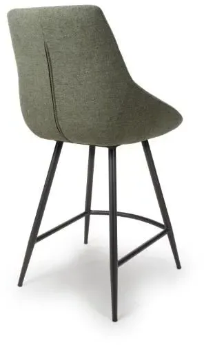 Boden Counter Chair Set of 2 - Green, Fabric