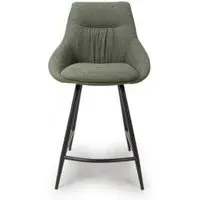 Boden Counter Chair Set of 2 - Green, Fabric