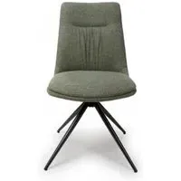 Boden Dining Chair Set of 2 - Green, Fabric