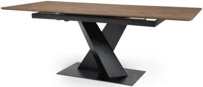 Bronx 6-8 Seater Extending Dining Table - Walnut